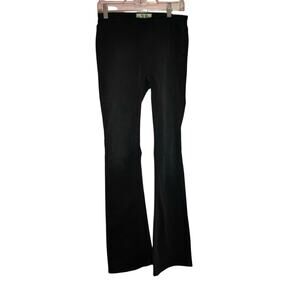 We The Free Black Flare Leg Pull On Black Jeans Size 28